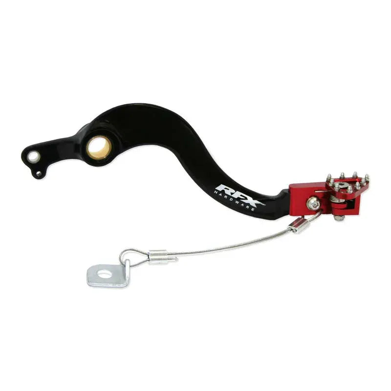 RFX PRO FLEXI-TIP BRAKE PEDAL, BLK/RED | Femon Parts