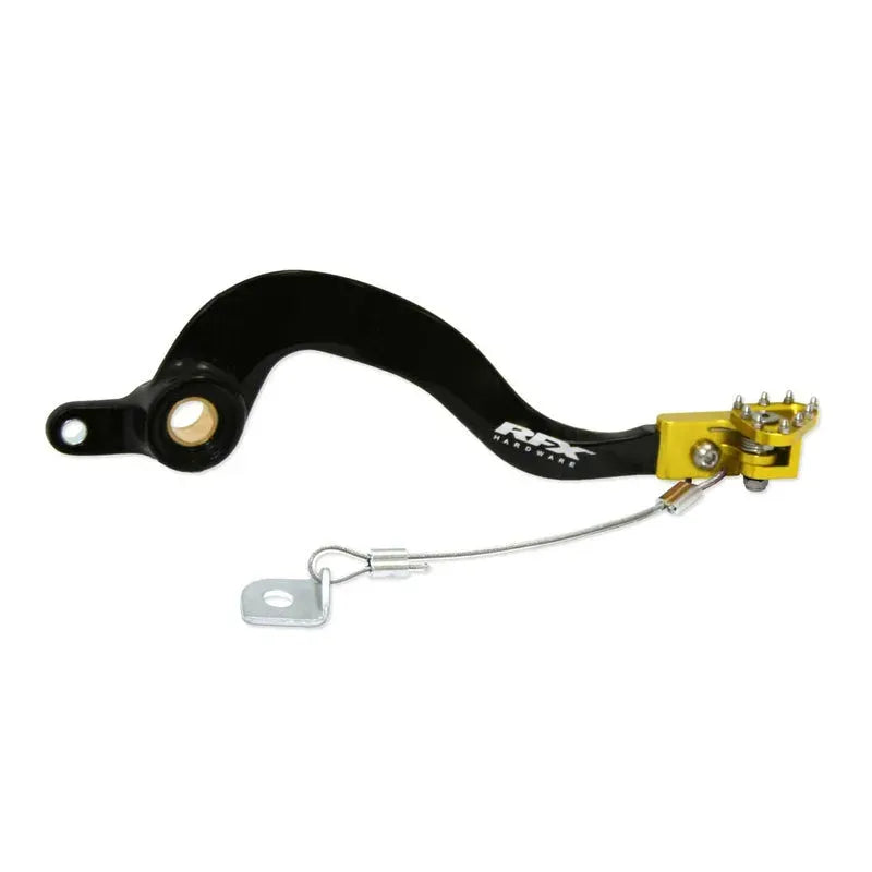 RFX PRO FLEXI-TIP BRAKE PEDAL, BLK/YEL | Femon Parts