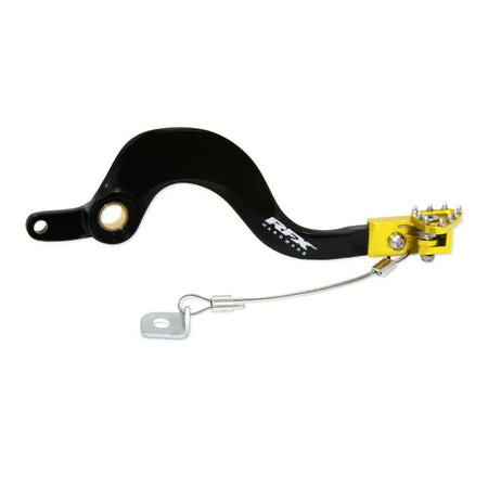 RFX PRO FLEXI-TIP BRAKE PEDAL, BLK/YEL | Femon Parts