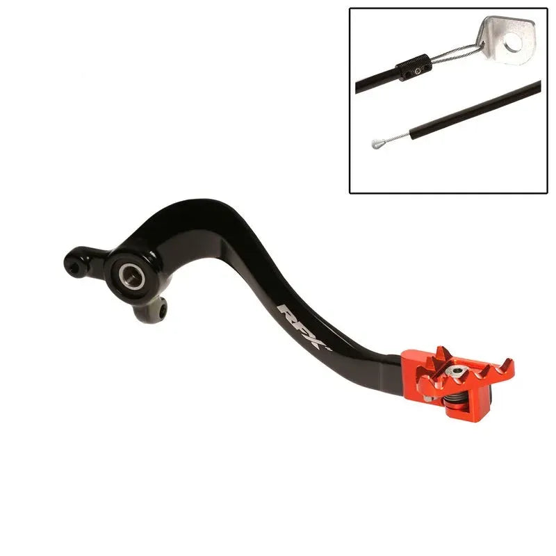 RFX PRO FLEXI-TIP BRAKE PEDAL, BLK/ORG | Femon Parts