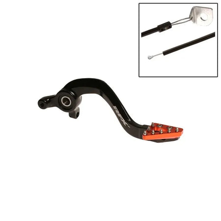 RFX PRO SOLID-TIP BRAKE PEDAL, BLK/ORG | Femon Parts