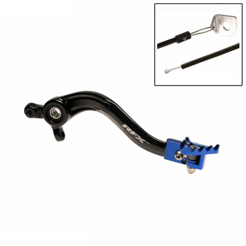 RFX PRO SOLID-TIP BRAKE PEDAL, BLK/BLU | Femon Parts