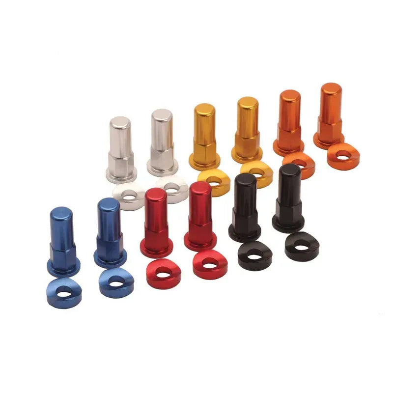 RFX Pro Rim Lock Nuts and Washers (Orange) 2pcs