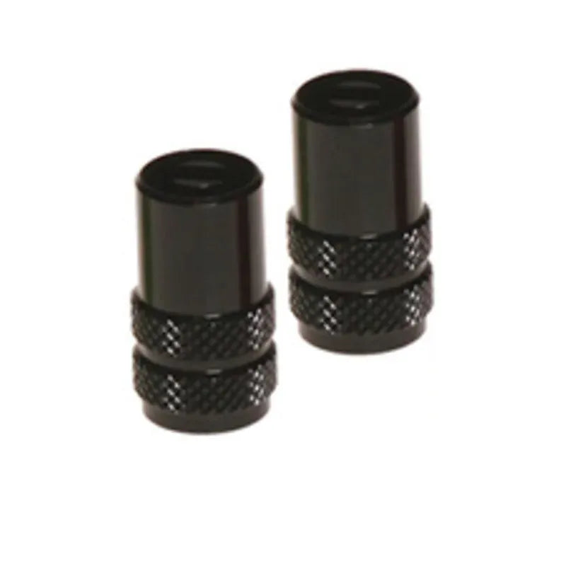 RFX Sport Valve Caps With Valve Key (Black) 2pcs | Femon Parts