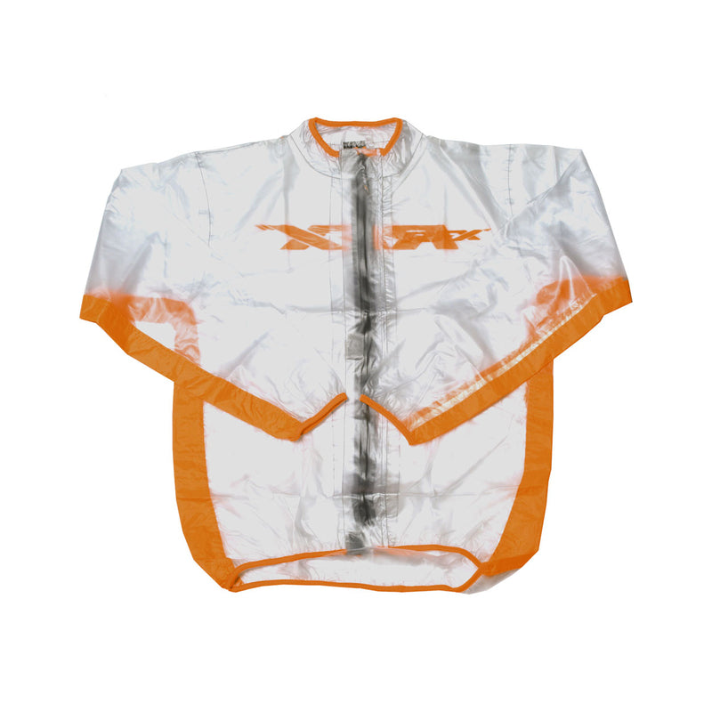 RFX Sport Wet Jacket (Clear/Orange) Size Youth Size S (6-8) | Femon Parts