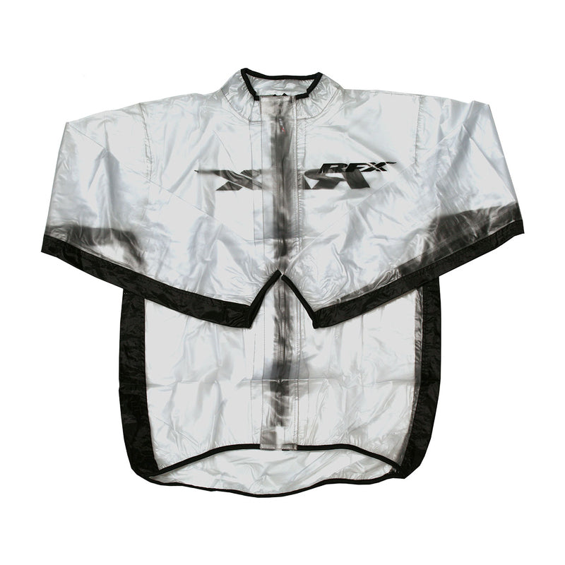 RFX Sport Wet Jacket (Clear/Black) Size Youth Size L (10-12) | Femon Parts