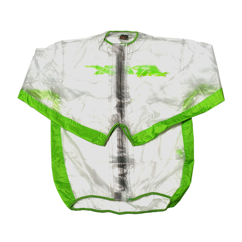 RFX Sport Wet Jacket (Clear/Green) Size Adult Size XL | Femon Parts