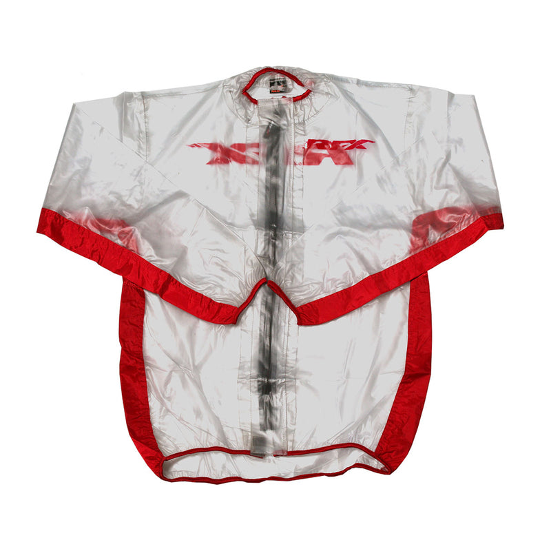 RFX Sport Wet Jacket (Clear/Red) Size Adult Size XL | Femon Parts