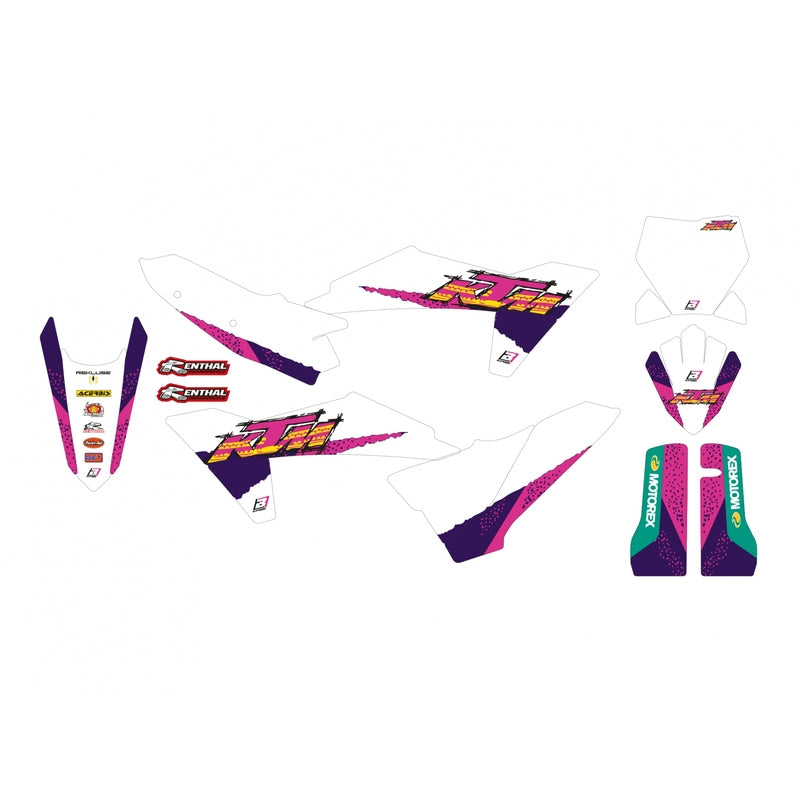 BLACKBIRD Retro Stickers Kit - KTM SX/SX-F