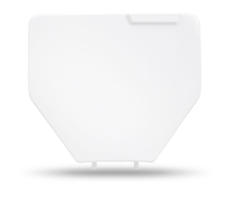 UFO FRONT NUMBER PLATE, WHITE