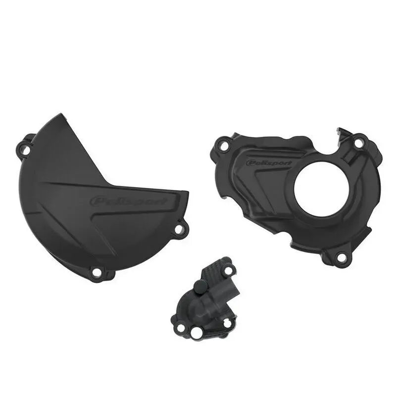 Polisport Clutch, Ignition And Water Pump Cover Protection Set - Yamaha YZ 250 FX (20-23)