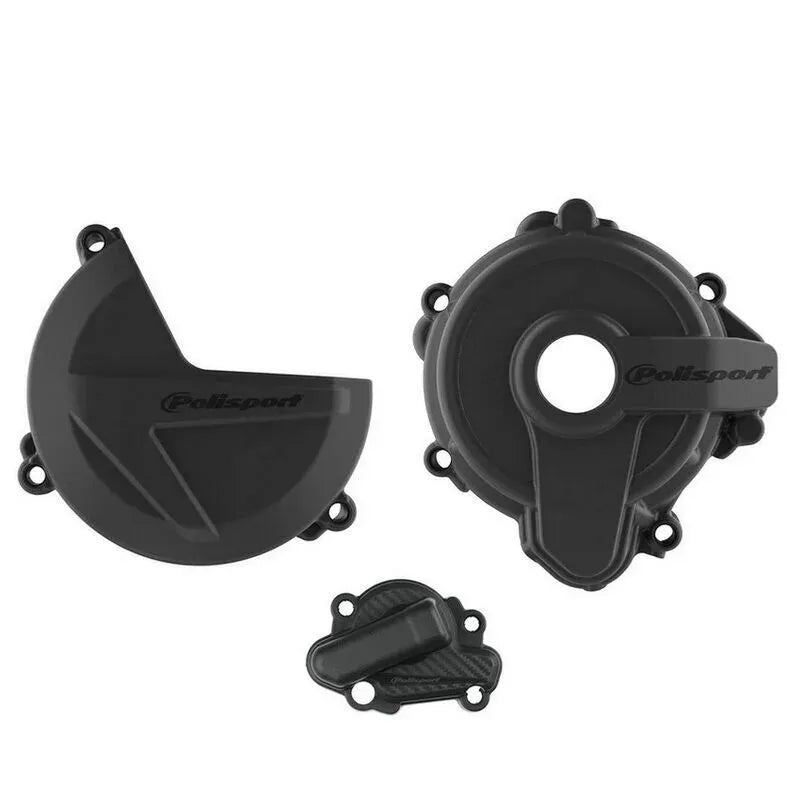 Polisport Clutch, Ignition And Water Pump Cover Protection Set - Sherco SE 250 / 300 (14-22)