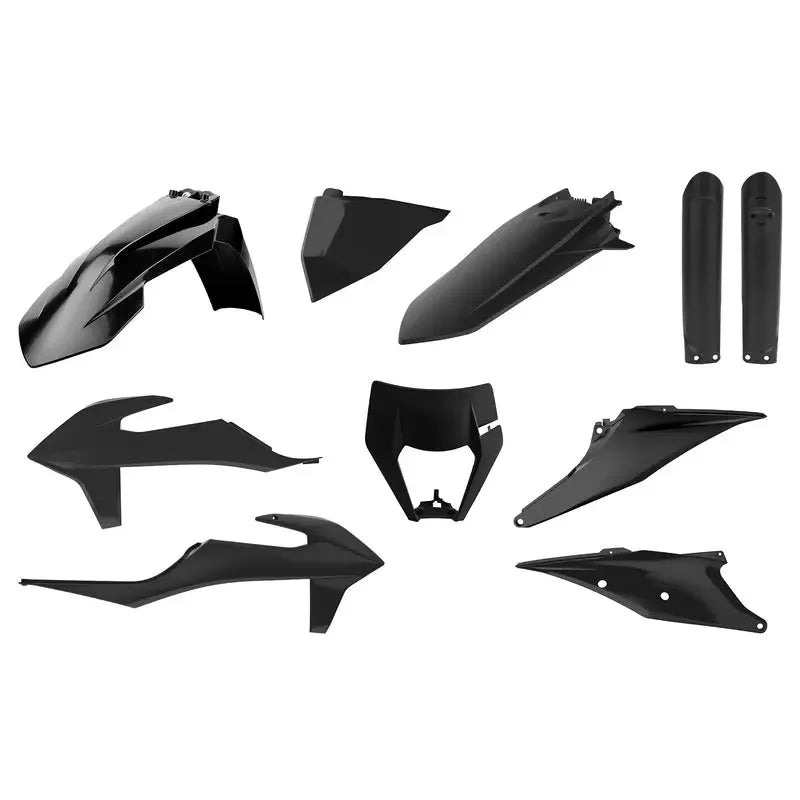 POLISPORT Plastic Kit Black - KTM EXC/EXC-F