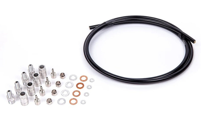 BKING HOSE KIT BLACK KEVLAR 5MM