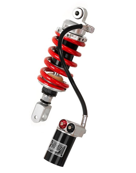 YSS Mono schokdemper achter met extern reservoir aan (MX456-395TRC-21-858)