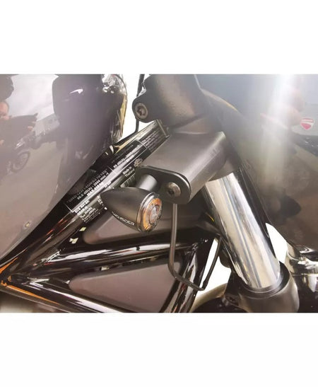 V PARTS Front Indicator Cover Bracket - Harley Davidson Nightster