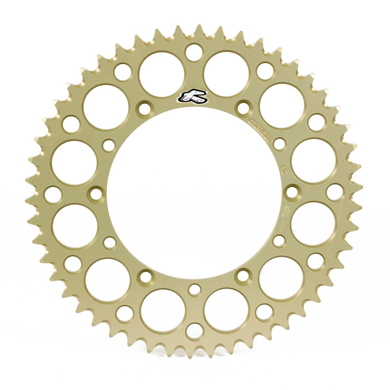 RENTHAL Aluminium Ultra-Light Self-Cleaning Hard Anodized Rear Sprocket 150U - 520