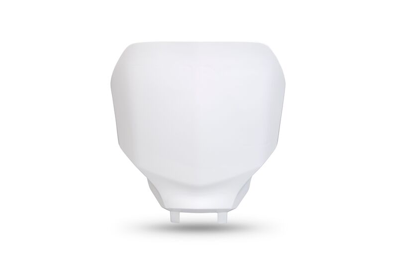 UFO FRONT NUMBER PLATE, WHITE