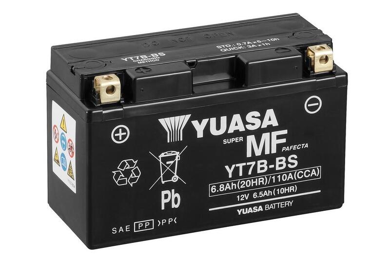 YUASA WC-Batterie, wartungsfrei, werksaktiviert - YT7B