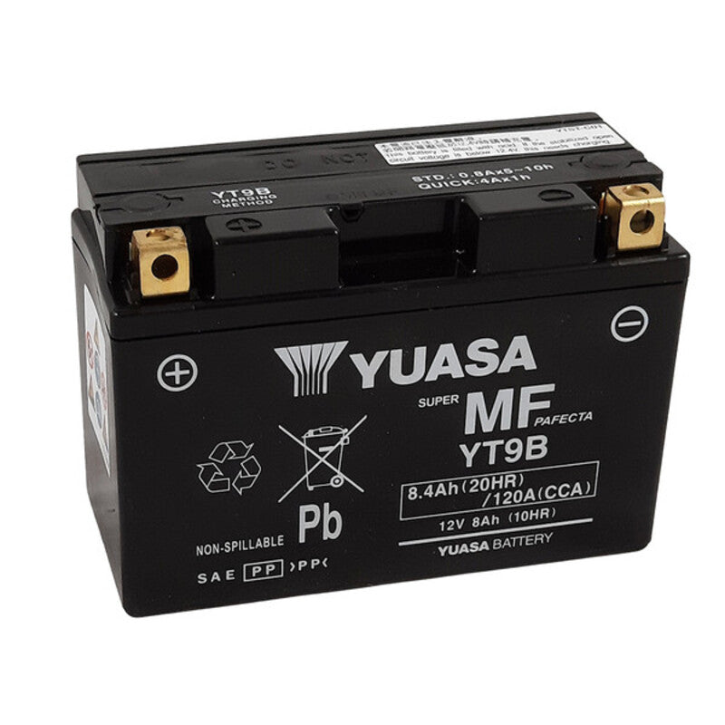 YUASA WC-Batterie, wartungsfrei, werksaktiviert - YT9B