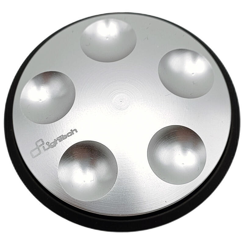 LighTech Replacement Fuel Cap (Quick Release) - Silver