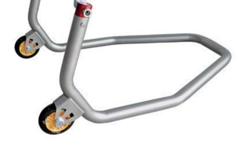 LighTech Padock Stand With 2 Wheels And Rollers