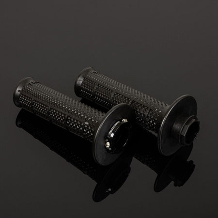 RENTHAL MX R-Works Lock-On UltraTacky™ Tapered Grips - Half Waffle