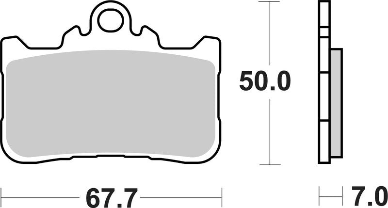 Brembo Street Sintered Metal Brake Pads 07HO72SA