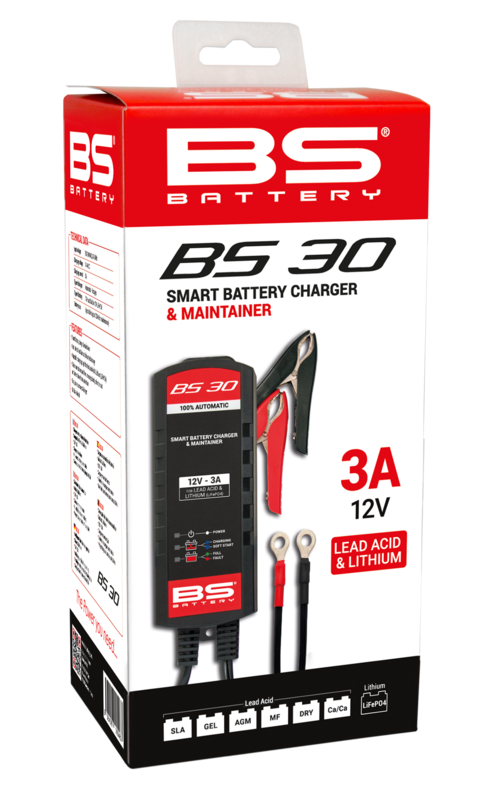 BS BATTERY BS30 Intelligentes Batterieladegerät - 12V 3A