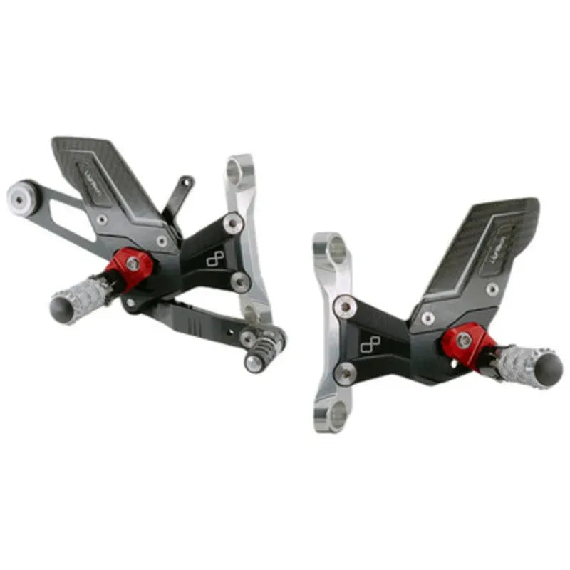 LIGHTECH Racing Adjustable/Foldable Rearset Standard Shifting