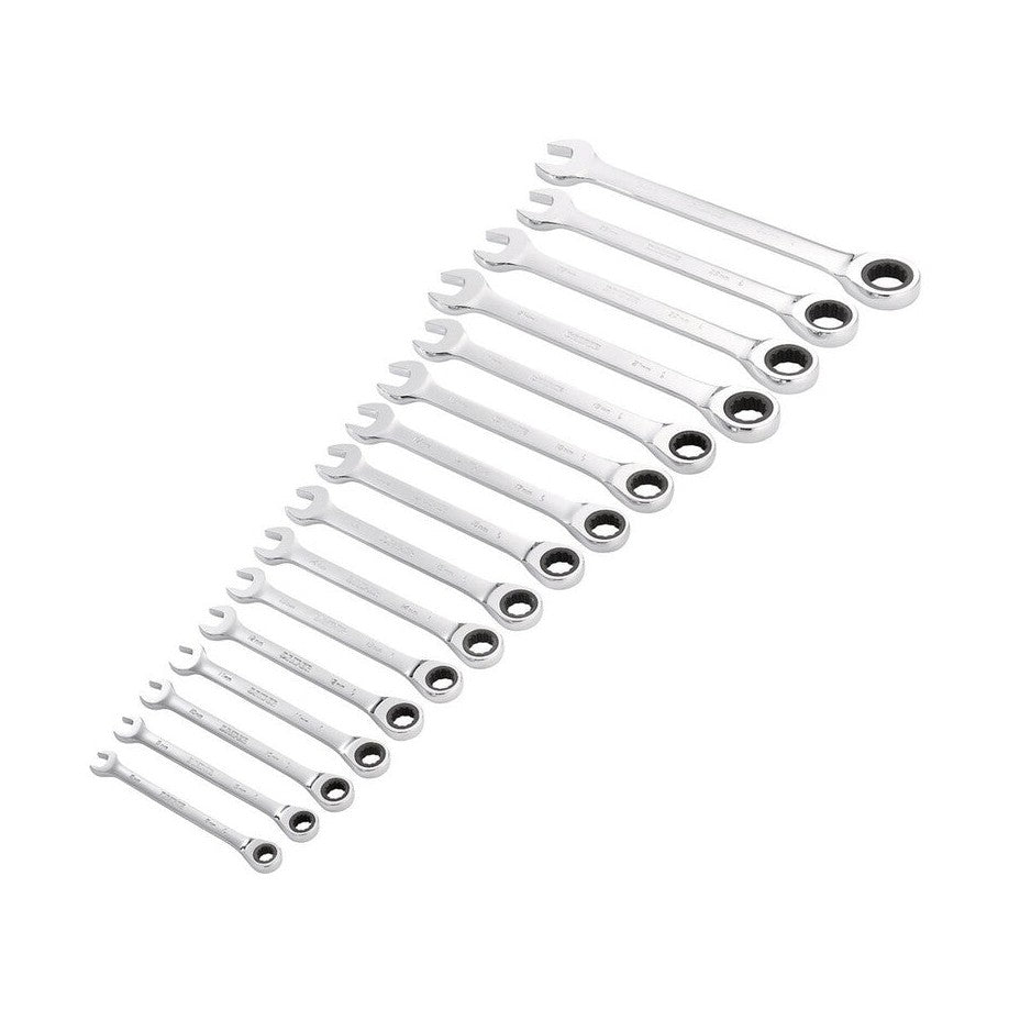 DRAPR HI-TORQ RATCHET SPANNER SET 16 PCS