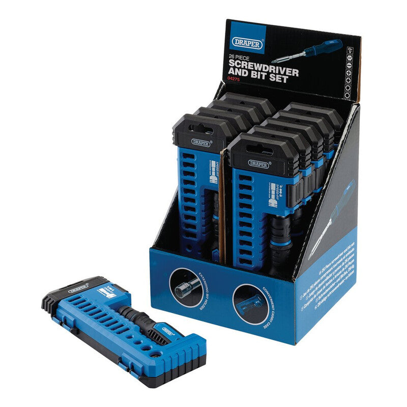 DRAPR SCREWDRIVER & BIT SET 26 PCS