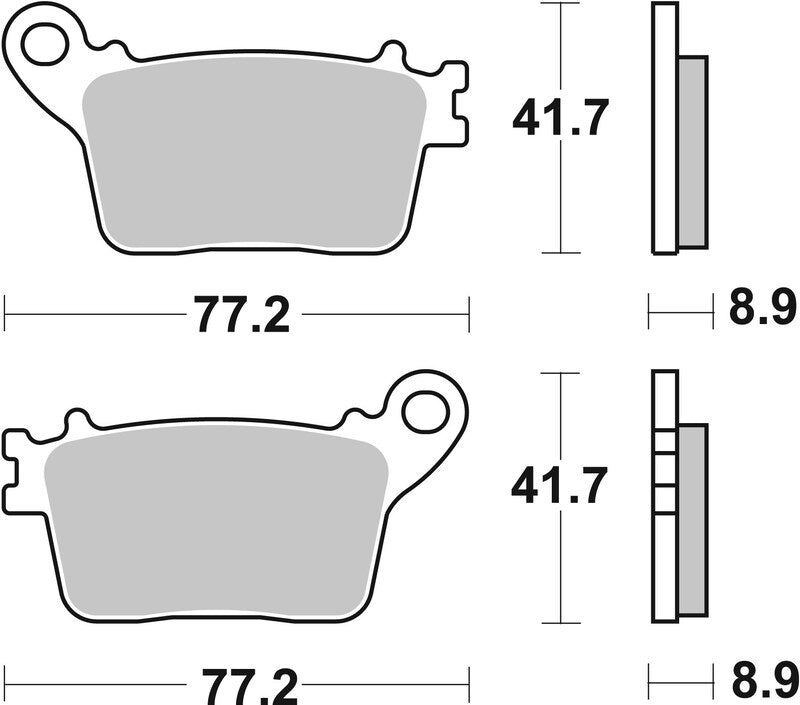 Brembo Carbon Ceramic Brake Pads - 07HO5907