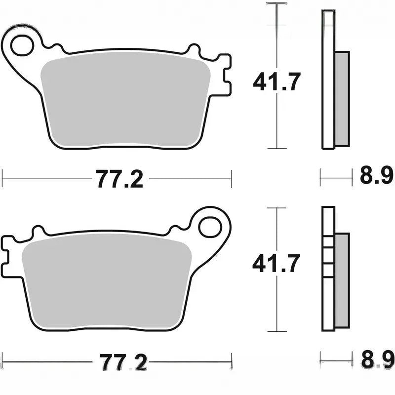 Brembo Carbon Ceramic Brake Pads - 07HO5907