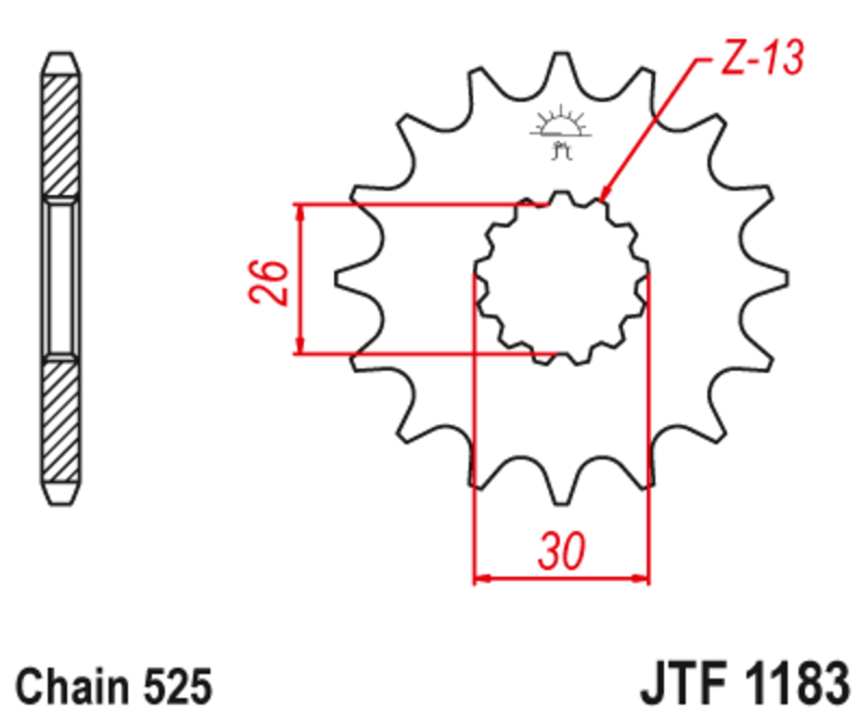 JT Front Sprocket JTF1183
