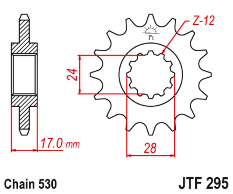 JT Front Sprocket JTF295