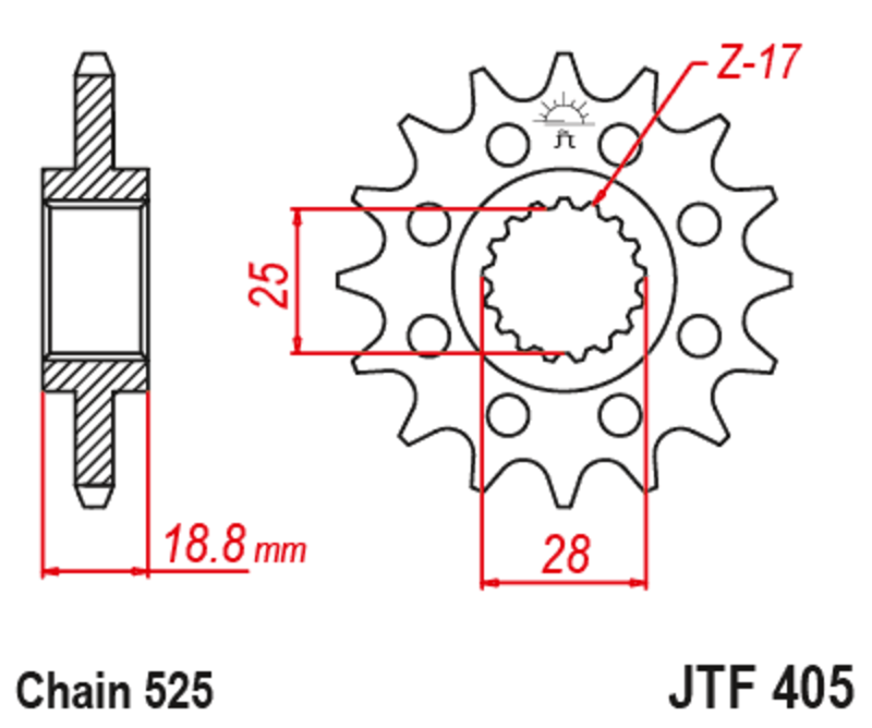 JT Front Sprocket JTF405