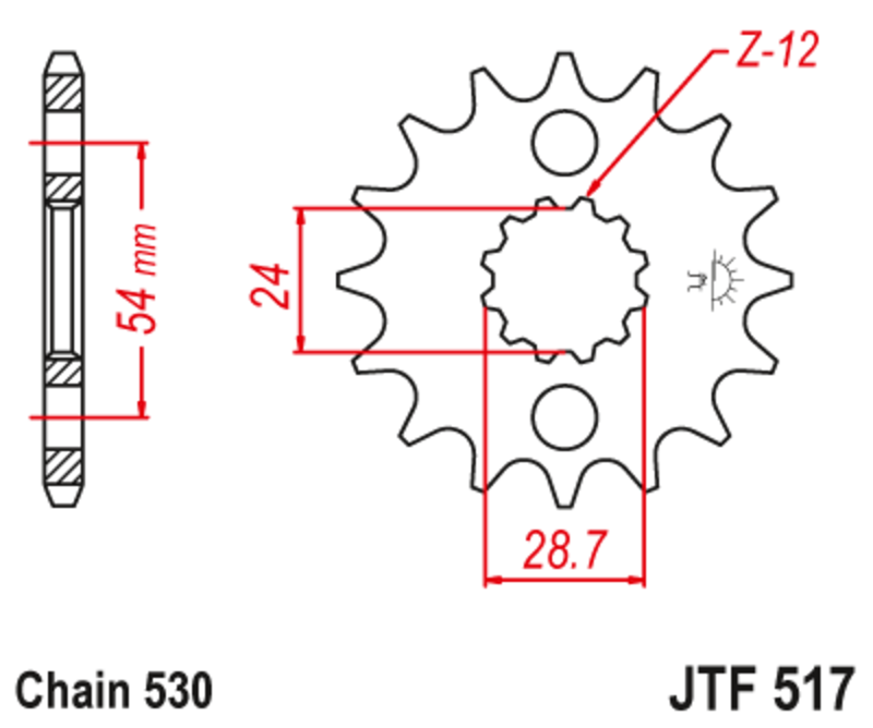 JT Front Sprocket JTF517
