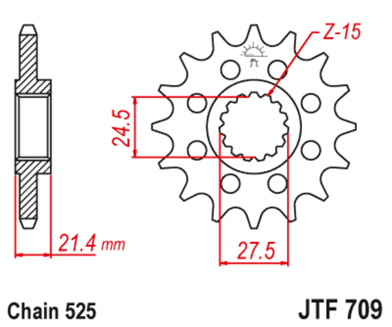 JT Front Sprocket JTF709