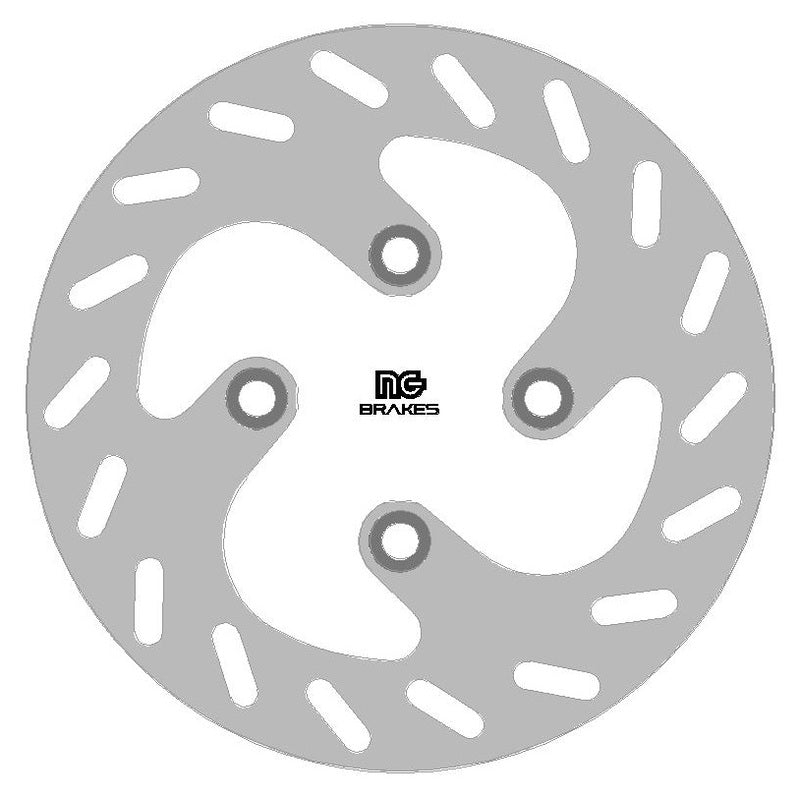 NG BRAKES Round Fixed Brake Disc - Front Right