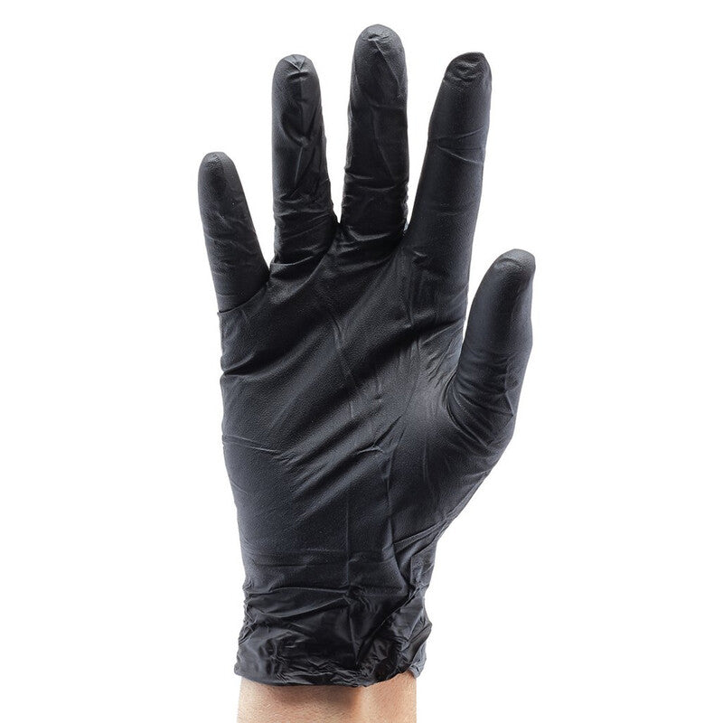 DRAPR GLOVES 100 BLACK NITRIL