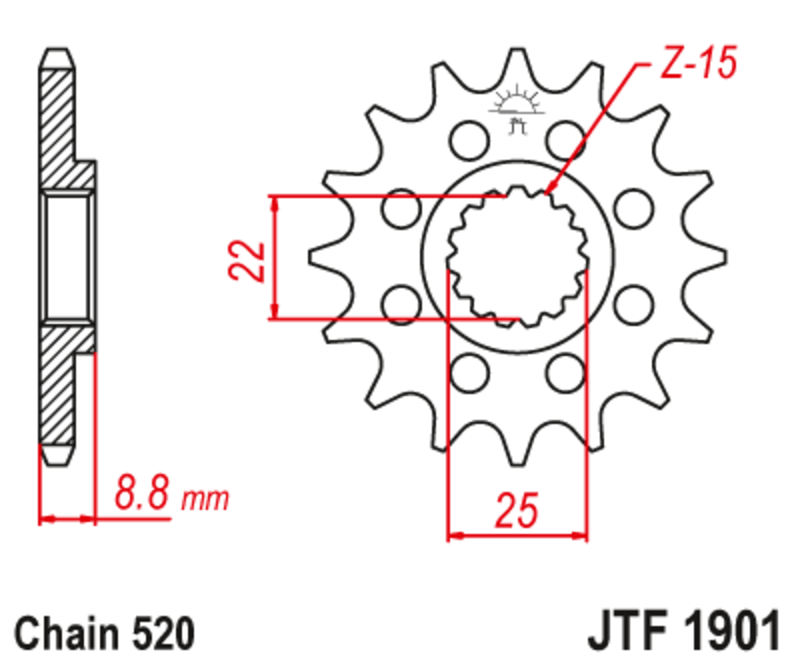 JT Front Sprocket JTF1901