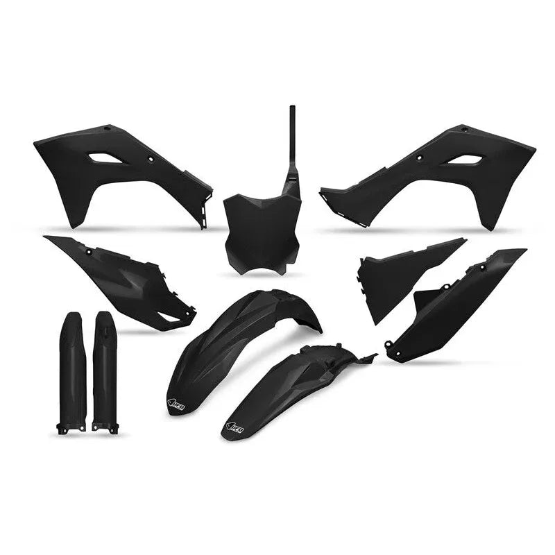UFO-Plastikbausatz, komplett, schwarz