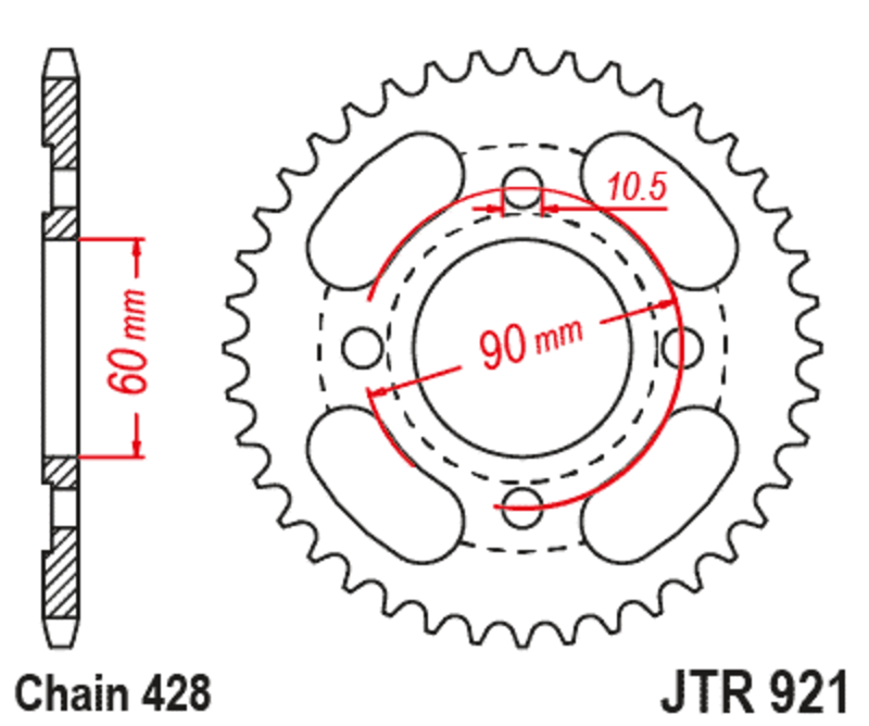 JT Rear Sprocket JTR921