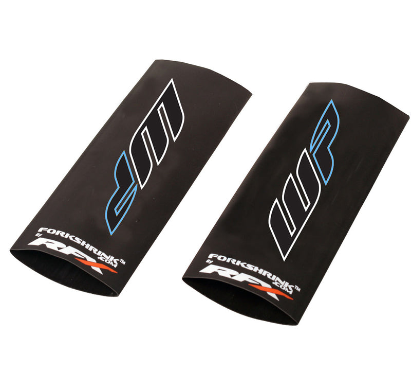 RFX Race Series Forkshrink Upper Fork Guard w/ WP Logo - White/Blue