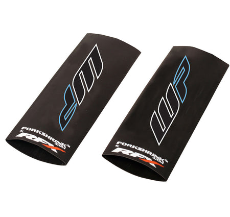 RFX Race Series Forkshrink Upper Fork Guard w/ WP Logo - White/Blue