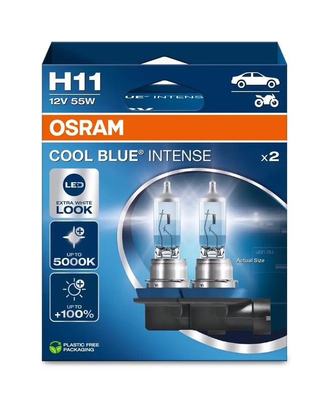 OSRAM Cool Blue Intense Lamp H11 12V/55W - 2 stuks
