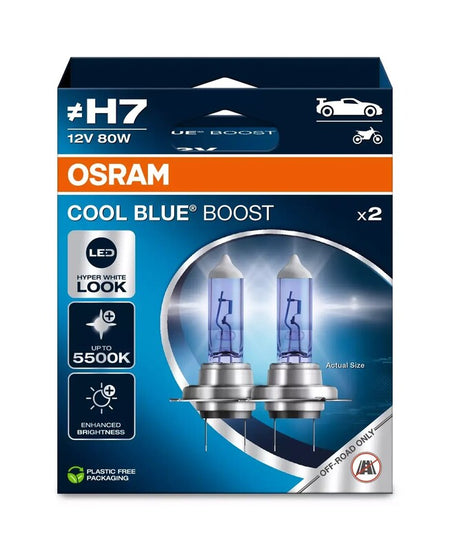 OSRAM Cool Blue Boost Lamp H7 12V/80W - 2 stuks