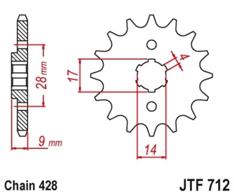 JT Front Sprocket JTF712