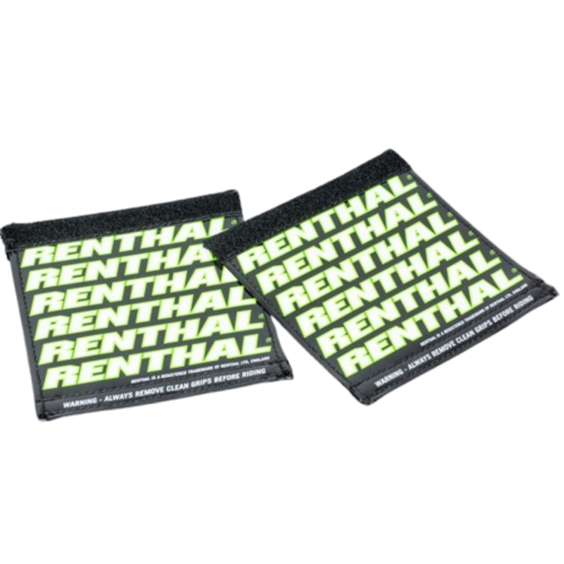 RENTHAL Grip Protector Clean Grips - Black/Green/White